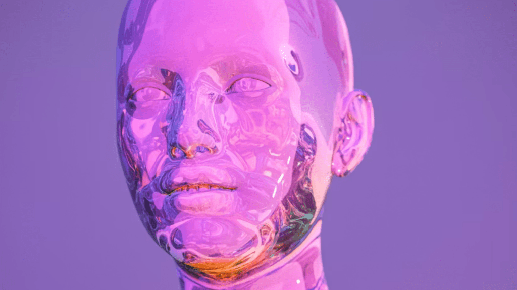 AI skin analysis tool scanning a face to assess hydration, wrinkles, and pigmentation