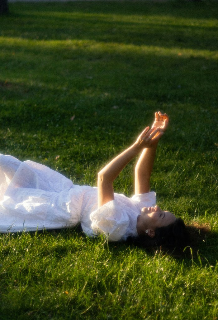 clear blue sky with white clouds during summer evening