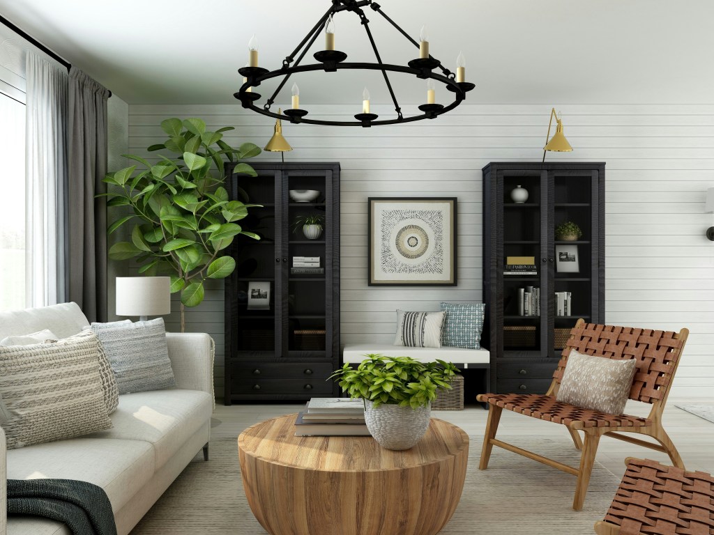 symmetrical home decor arrangement creating balanced interior look